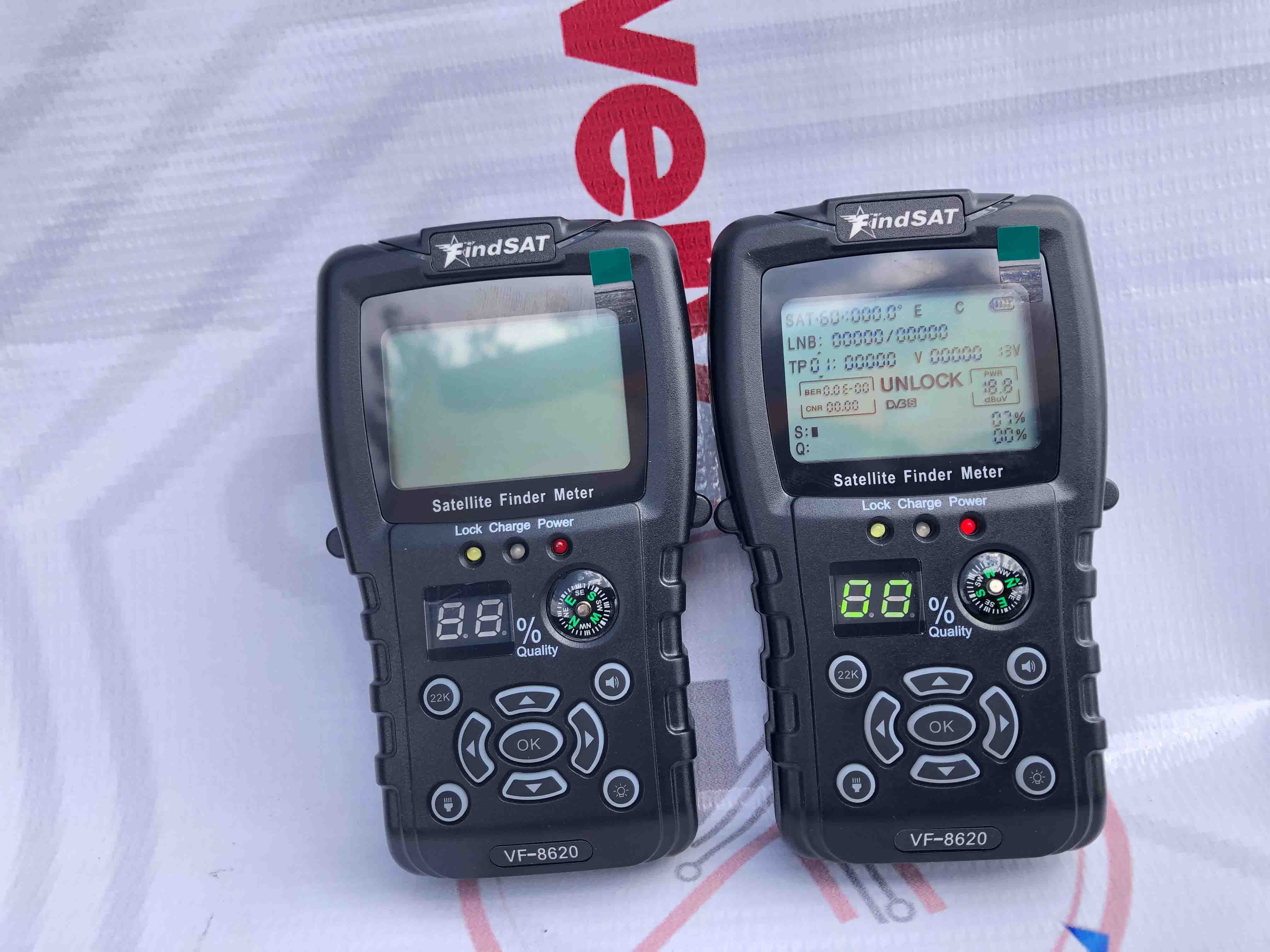 Satellite signal meter