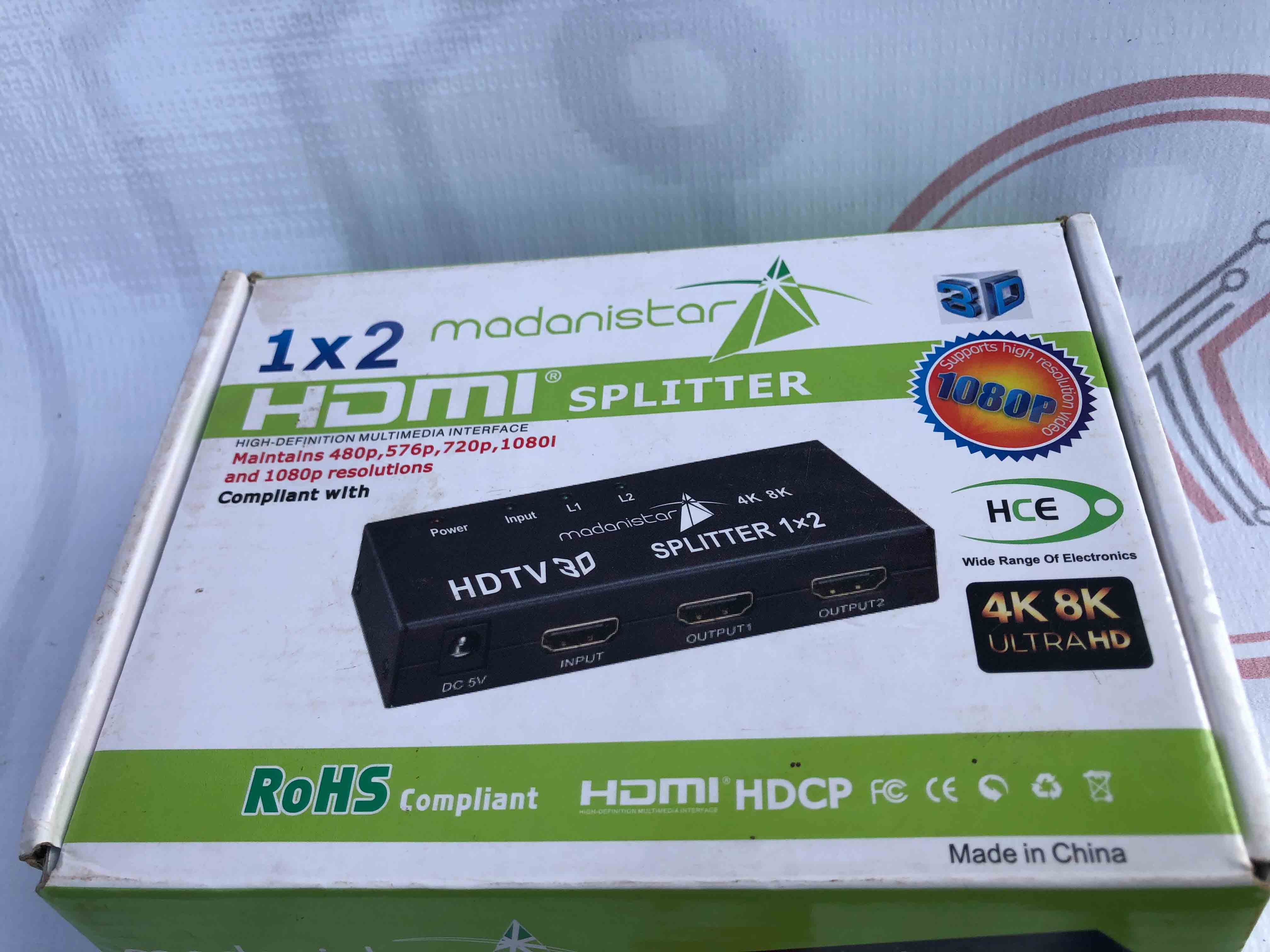 2 WAY OUTPUT HDMI SPLITTER 2